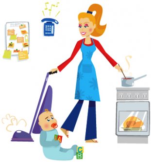 how to clean your house with a newborn and a preschooler