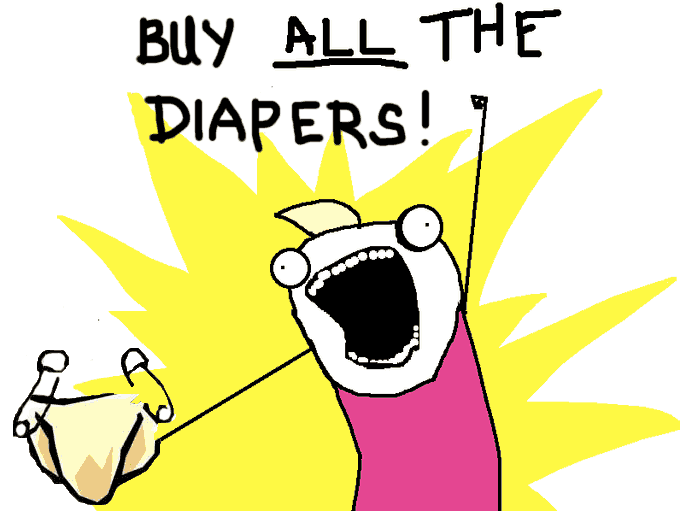 cloth diaper addict: how to organize your stash without losing your mind